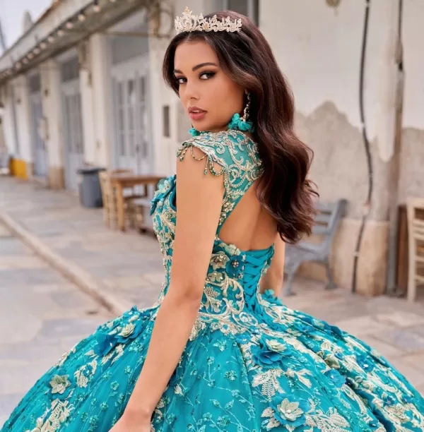Alicia Verde com Dourado - Imagem 2