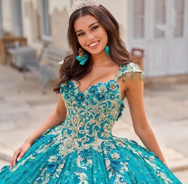 Alicia Verde com Dourado