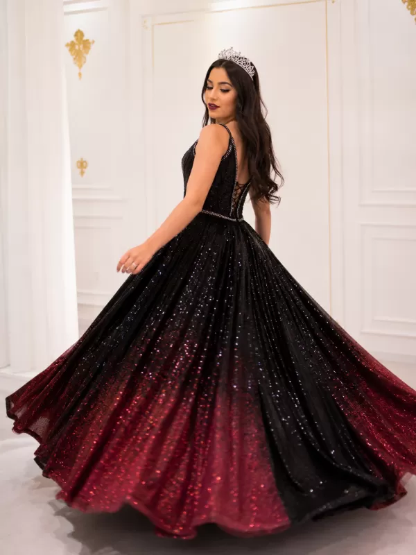 Julia - Preto com Vermelho